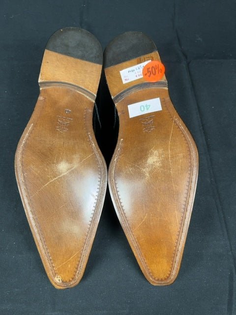 Chaussures habillées Archetipo noir avec semelle en cuir - 40 Réf: 090 - Sell4Me