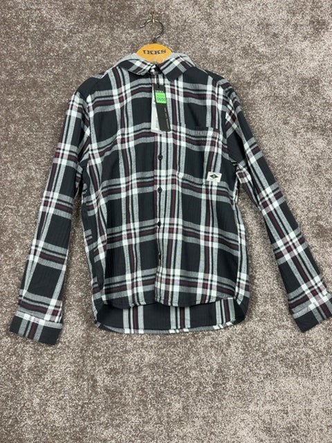Chemise à capuche Ikks anthracite carreaux - Xxs Réf: 650 - Sell4Me Image principale du produit