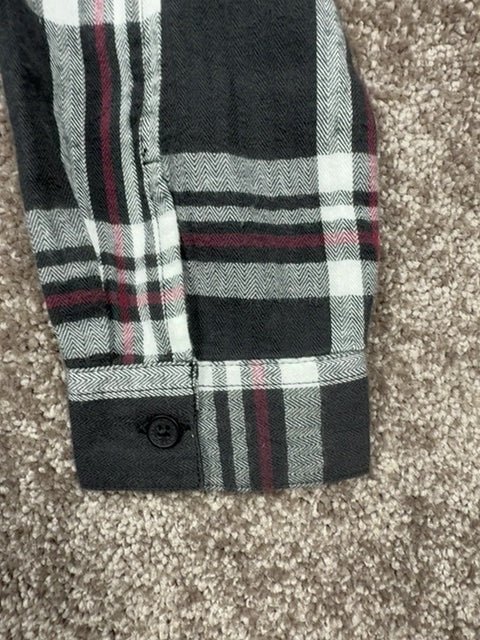 Chemise à capuche Ikks anthracite carreaux - Xxs Réf: 650 - Sell4Me
