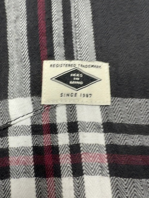 Chemise à capuche Ikks anthracite carreaux - Xxs Réf: 650 - Sell4Me