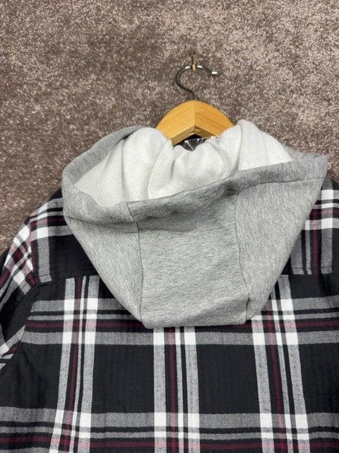 Chemise à capuche Ikks anthracite carreaux - Xxs Réf: 650 - Sell4Me