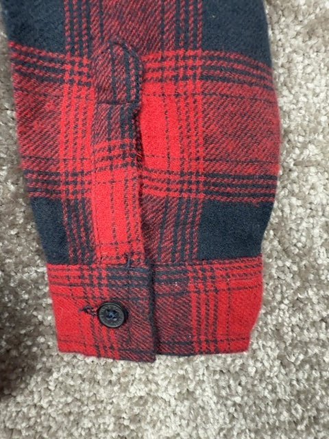 Chemise garçon Ikks rouge et noir - 4 ans / 104 cm Réf: 644 - Sell4Me