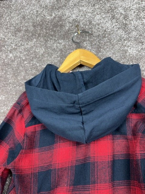 Chemise garçon Ikks rouge et noir - 4 ans / 104 cm Réf: 644 - Sell4Me