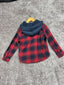 Chemise garçon Ikks rouge et noir - 4 ans / 104 cm Réf: 644 - Sell4Me