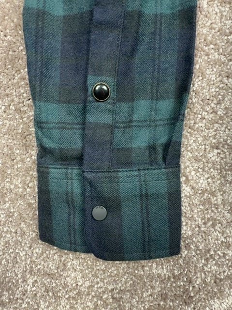 Chemise homme Ikks vert à carreaux M - Neuf avec étiquette - Sell4Me
