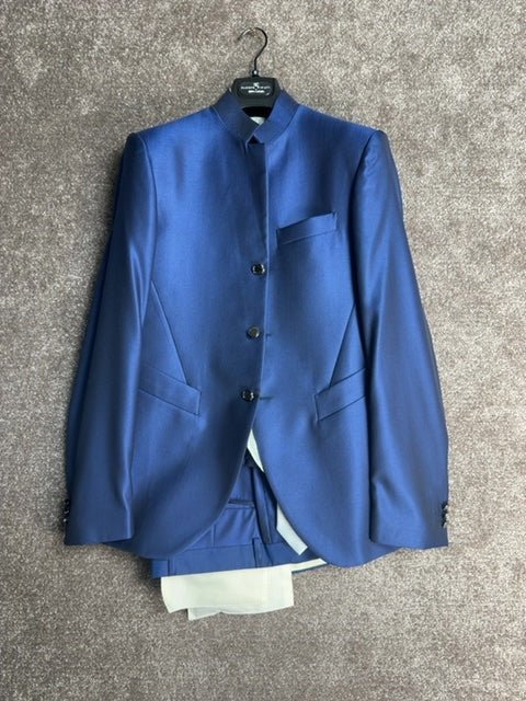 Costume Haute couture, gillet, cravatte et pantalons Cleofe Finati Bleu- Taille 50 - Sell4Me