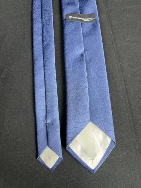 Cravate Como Unconventional bleu - Uniq size Réf: 0380 - Sell4Me
