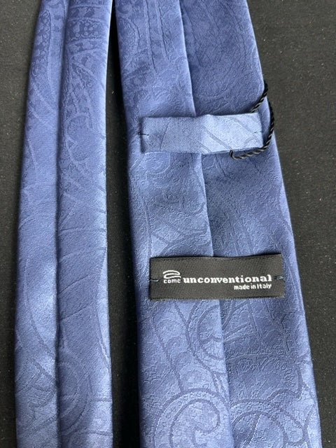 Cravate Como Unconventional bleu - Uniq size Réf: 0380 - Sell4Me