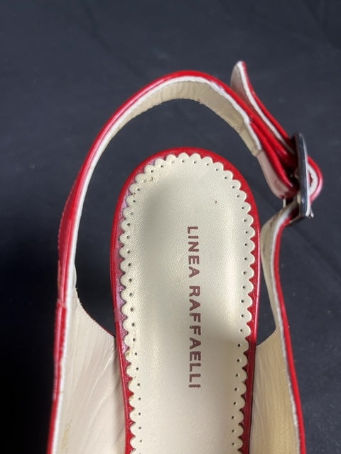 Escarpins Linea Raffaelli rouge - 38 Réf: C139
