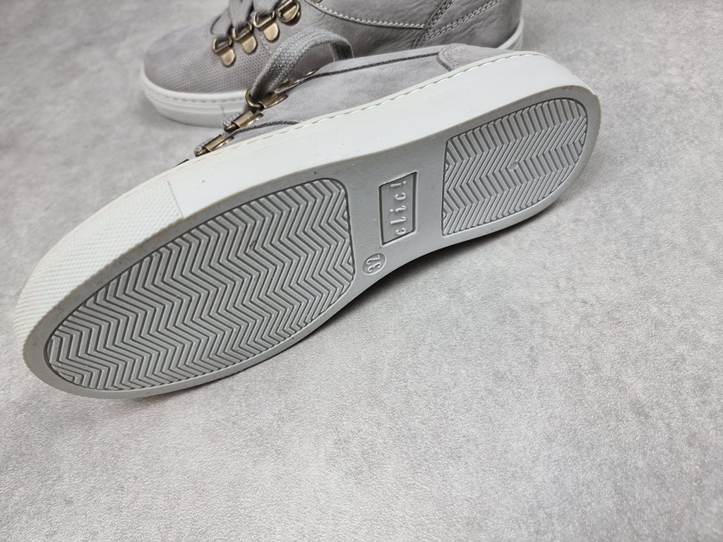 Baskets Clic! gris - Taille 32 Réf: C0244