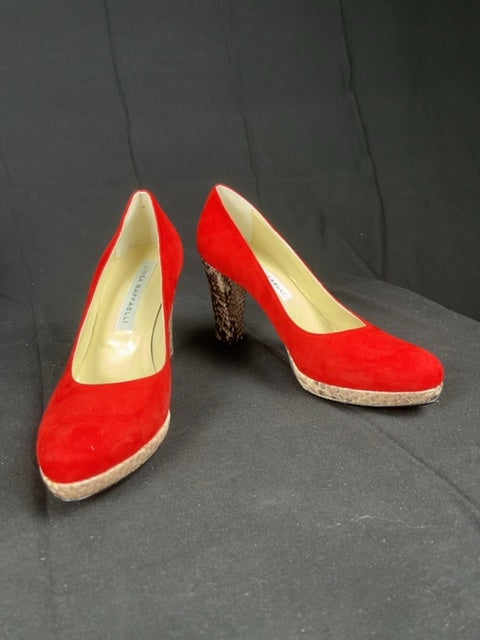 Escarpins Linea Raffaelli Rouge - 38.5 Réf: C141