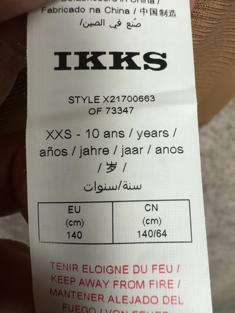 Sweat zippé Ikks marron - Xxs Réf: 607
