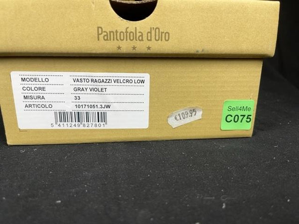 Baskets Pantofola d'oro Gris - 33 Réf: C075