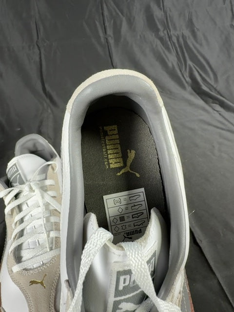 Baskets Puma blanc gris - 40 Réf: C223