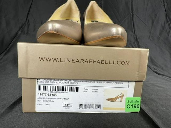 Escarpins Linea Raffaelli Or - 41.5 Réf: 190