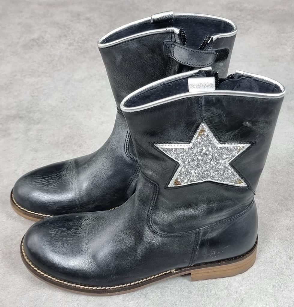 Bottes filles Hip noir étoile 36 Réf: C0247