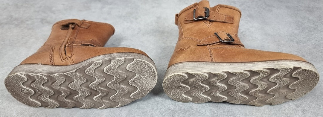 Bottine Clic! cuir Marron - Pointure 25 C024