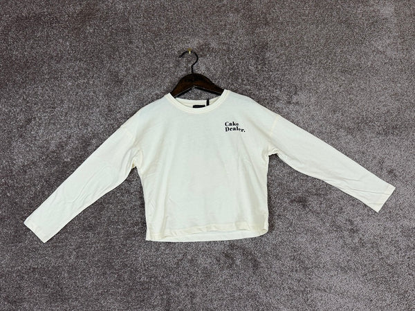 Tee-shirt Sous-pull Ikks écru imprimé gâteau - 6 ans