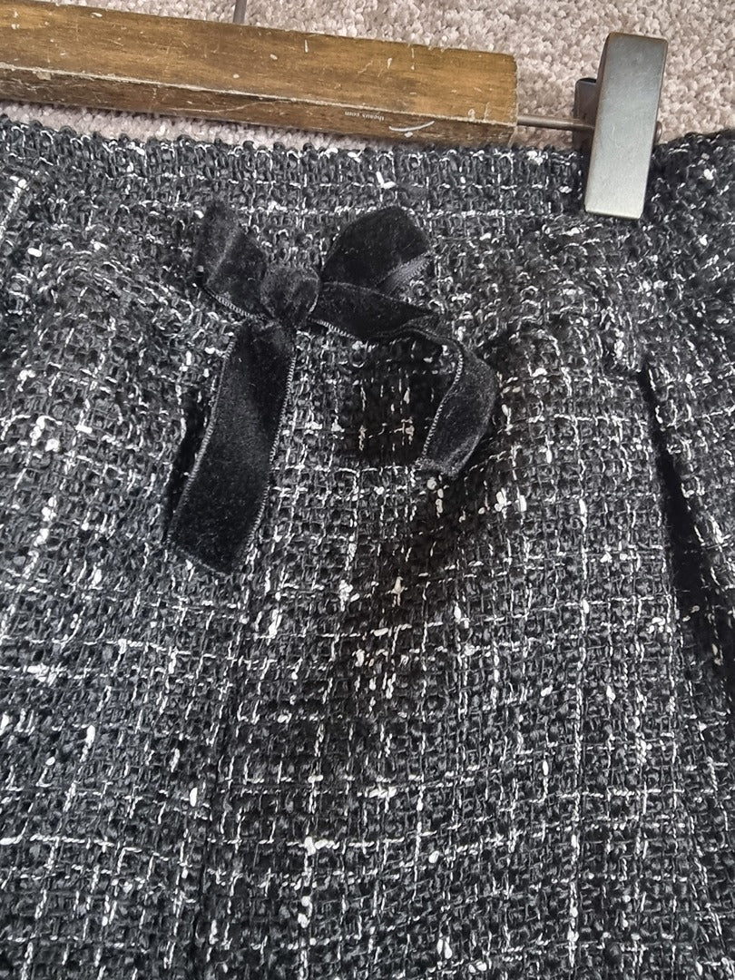 Short bermuda Ikks noir tweed - 10 ans