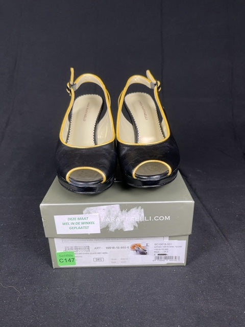 Escarpins Linea Raffaelli Noir - 38.5 Réf: C147