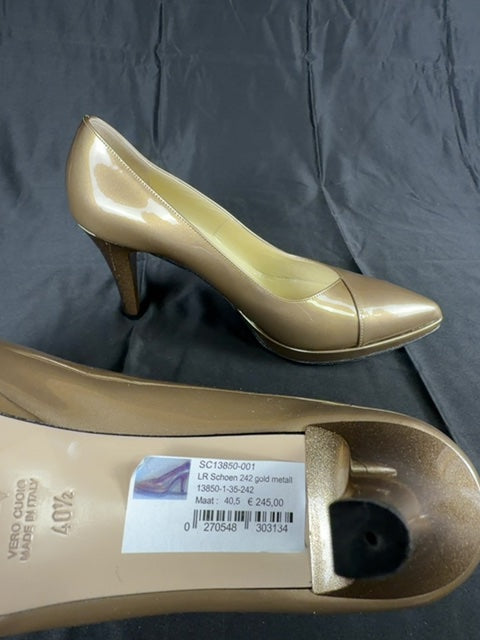 Escarpins Linea Raffaelli Doré - 40.5 Réf: 196