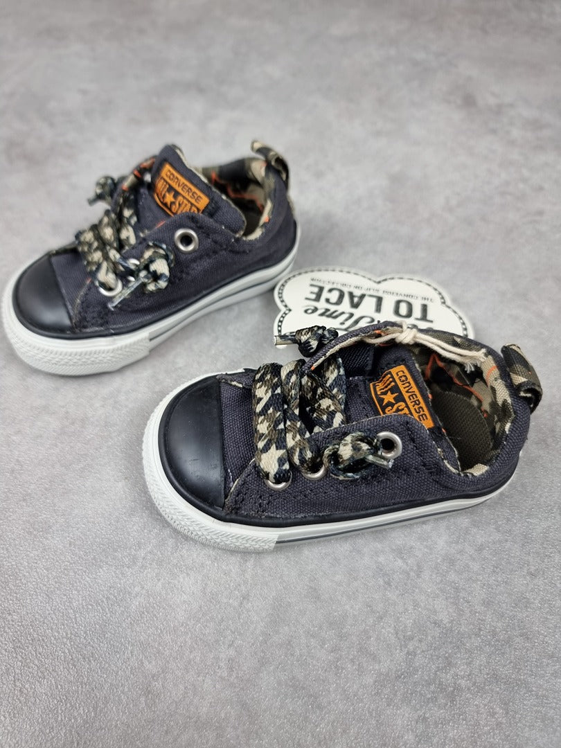 Baskets bébé Converse noir - Pointure 19 C025