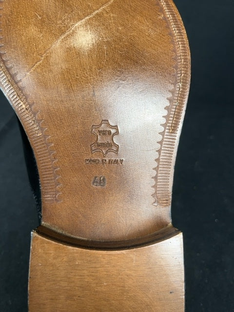 Chaussures habillées Archetipo noir avec semelle en cuir - 40 Réf: 090