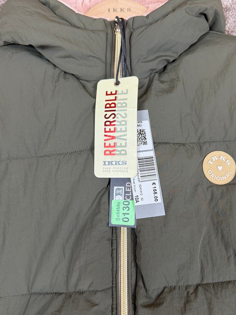 Doudoune Ikks Kaki - 10 Ans Réf: C130 - Sell4Me