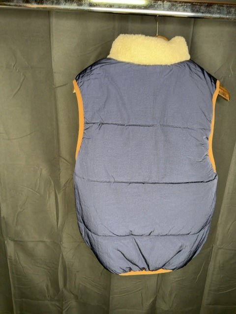 Doudoune sans manche Ikks bleu beige - 10 ans / years Réf: 465 - Sell4Me