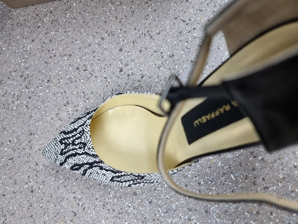 Chaussures à talon Linea Raffaelli Noir Blanc Python - 39.5