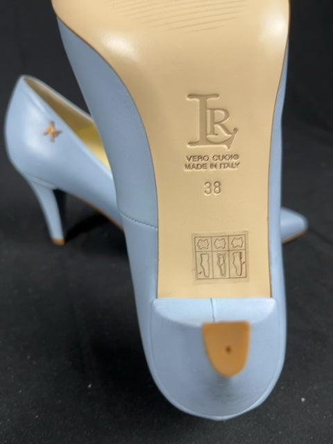 Escarpins Linea Raffaelli bleu ciel - 38 Réf: C166