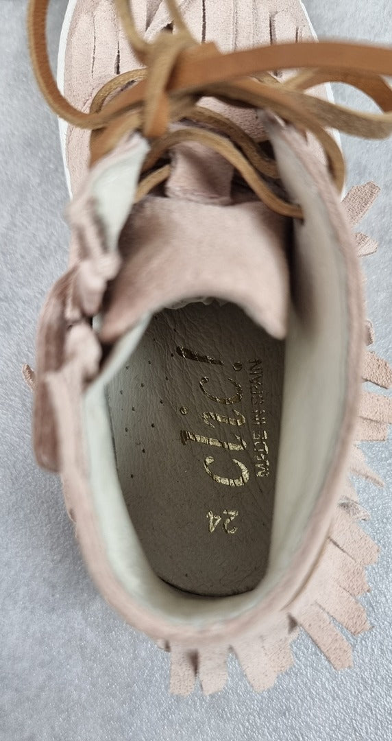 Chaussures Fille Clic! Rose En Cuir - Pointure 24 C014