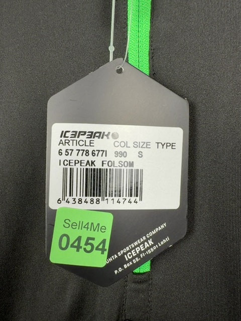 Pull Icepeak noir et vert - S Réf: 6 57 778 677 I