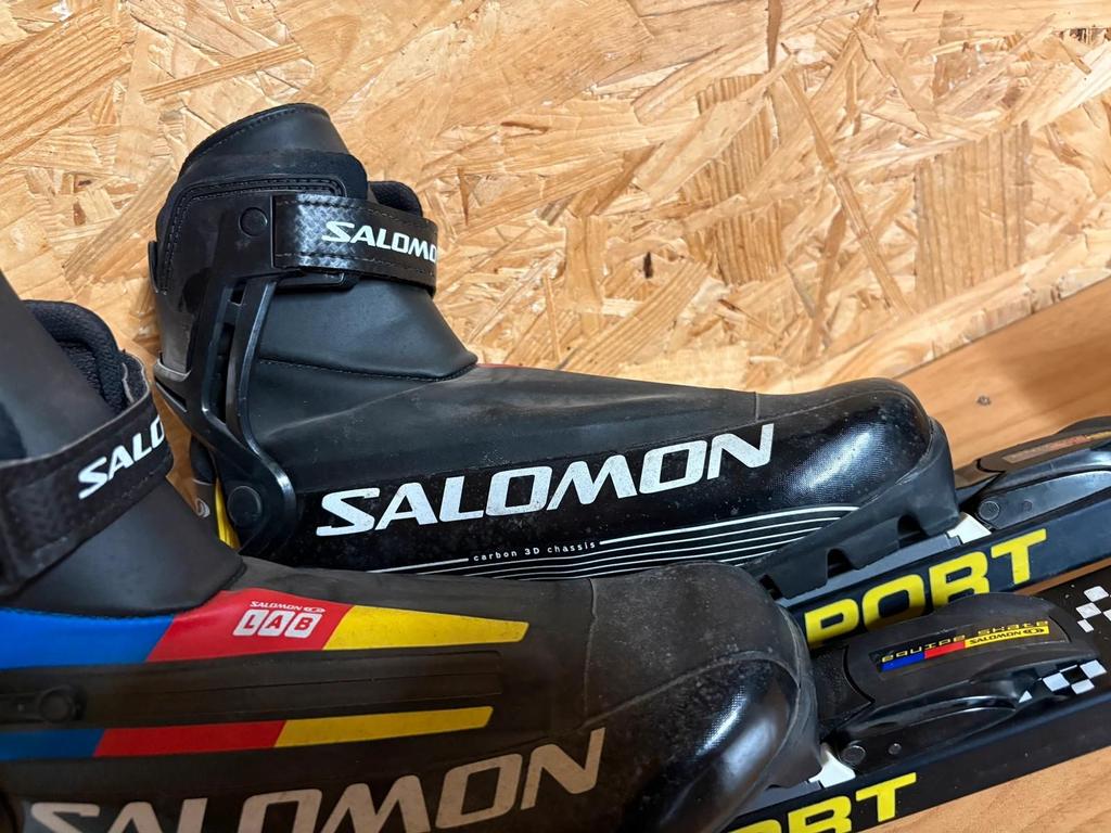 Salomon Carbon 3d Chassis + Eagle Sport – Ski-roues / Rollerski skating – Taille 38⅔