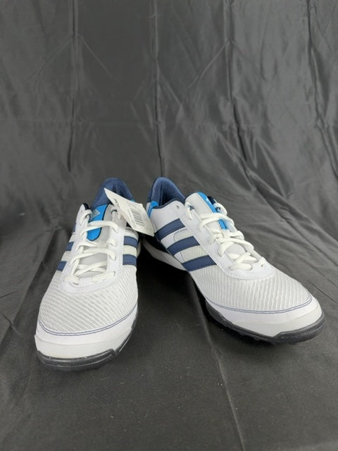 Chaussures de football Adidas Blanc/bleu - 42.5 Réf: C222