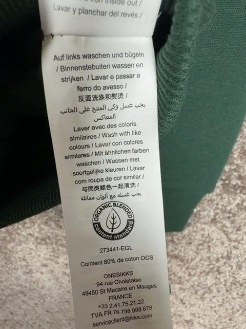 Gilet zippé à capuche Ikks vert - 4a / 104cm Réf: 603