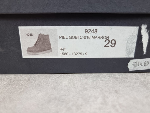 Bottines garçon en cuir clic! marron - Taille 29 C240