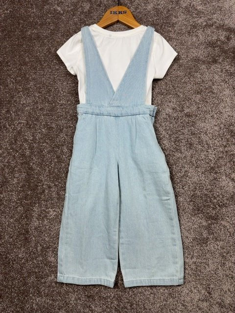 Ensemble combinaison pantalon et t-shirt Ikks bleu clair - 5 ans Réf: 0696 - Sell4Me