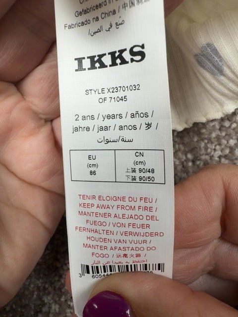 Ensemble Ikks Rose - 24-36 Mois Réf: Id0952 - Sell4Me