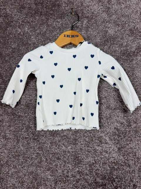 Ensemble robe bloomer et t-shirt Ikks rose et blanc - 12 mois Réf: 624 - Sell4Me