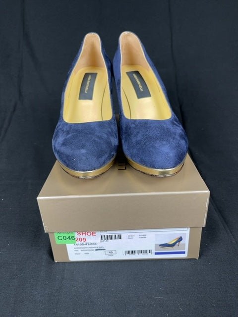 Escarpins, chaussure àé talon femme Linea Raffaelli bleu - 40 Réf: C046 - Sell4Me