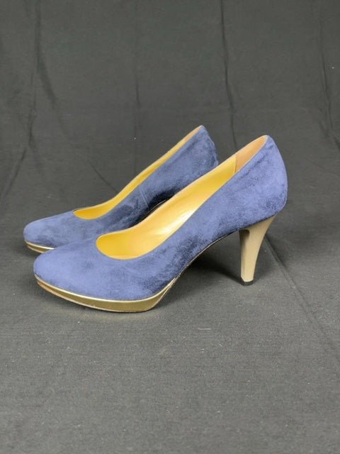 Escarpins, chaussure àé talon femme Linea Raffaelli bleu - 40 Réf: C046 - Sell4Me