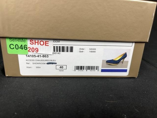 Escarpins, chaussure àé talon femme Linea Raffaelli bleu - 40 Réf: C046 - Sell4Me