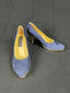 Escarpins, chaussure àé talon femme Linea Raffaelli bleu - 40 Réf: C046 - Sell4Me