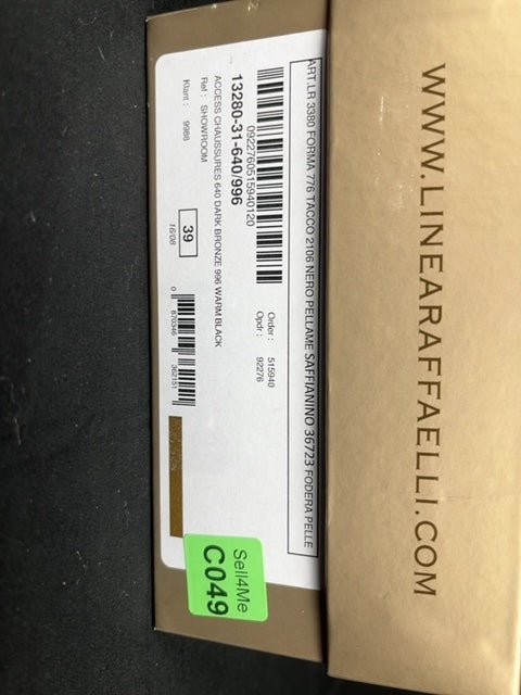 Escarpins Chaussures à talon en cuir Linea Raffaelli Marron - 39 Réf: C049 - Sell4Me