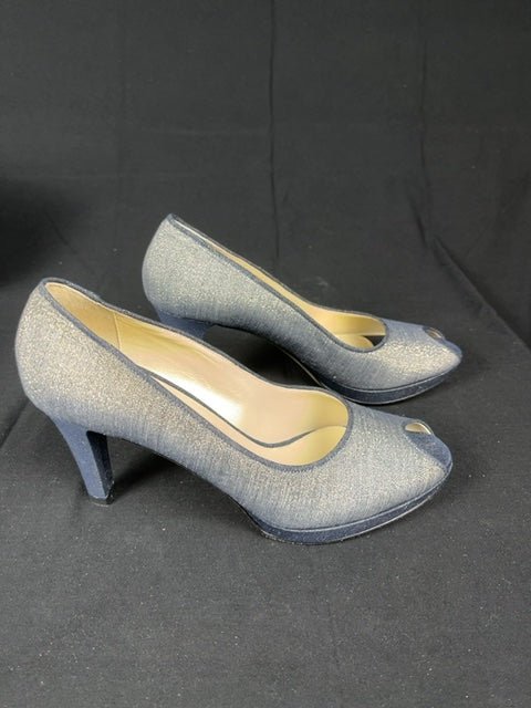 Escarpins Linea Raffaelli bleu - 39.5 Réf: 062 - Sell4Me