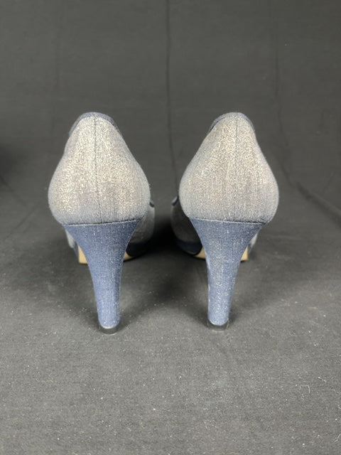 Escarpins Linea Raffaelli bleu - 39.5 Réf: 062 - Sell4Me