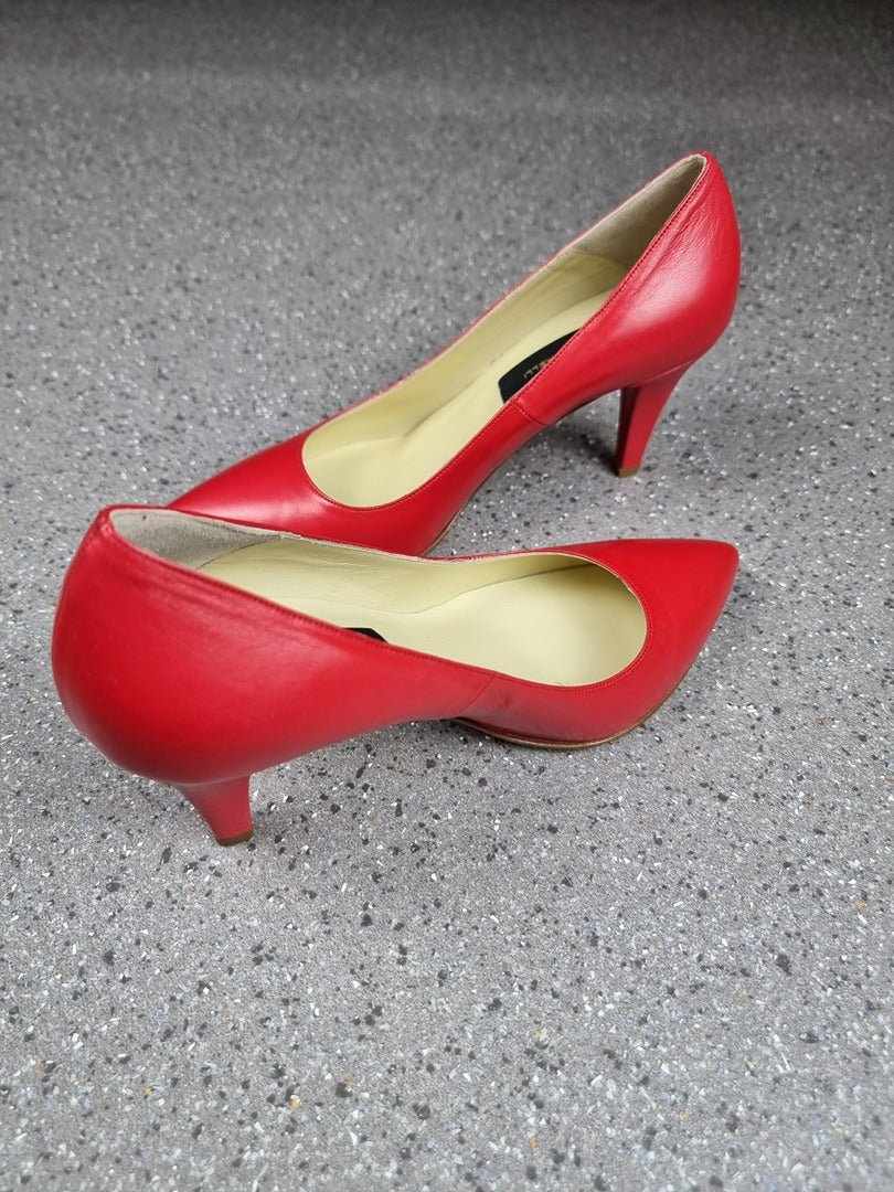 Escarpins Linea Raffaelli rouge - 38.5 - Sell4Me