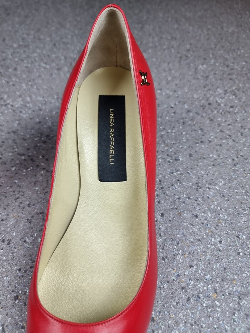 Escarpins Linea Raffaelli rouge - 38.5 - Sell4Me