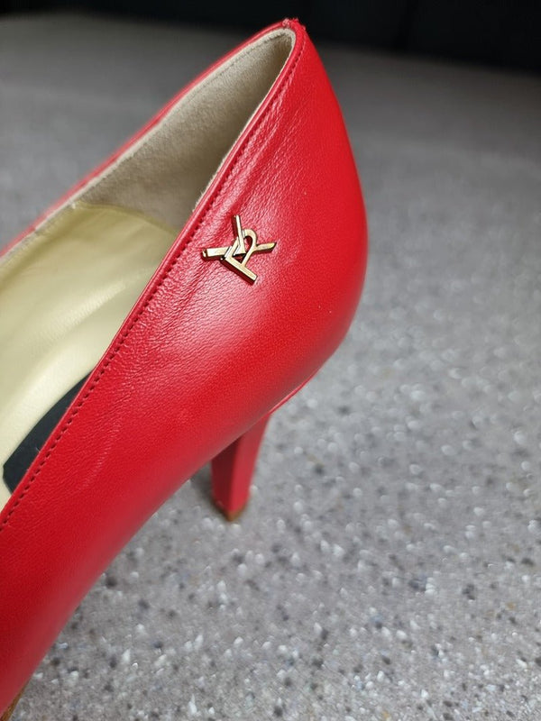 Escarpins Linea Raffaelli rouge - 38.5 - Sell4Me